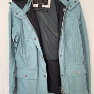 Barbour Blue Waterproof Rain Jacket